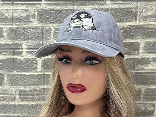 Image of Embroidered Animal Hat Gift for Men Women, Adjustable Baseball Cap | Animal Lover Collection, Casual Outdoor Wear, Breathable Cotton Fabric, Adjustable Buckle Closure