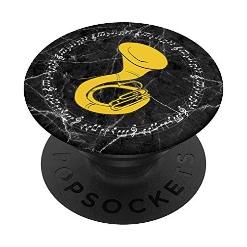 Sousaphone Player Gift - Marble 5 Black