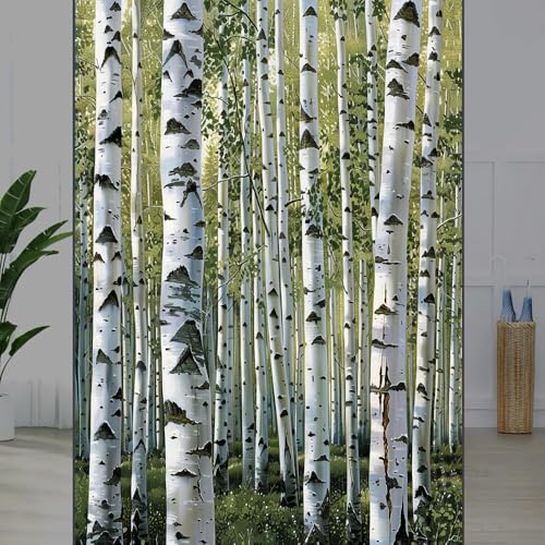 Vinilo adhesivo para ventana Watercolor Birch Tree 15.7x23.6 in miniatura 5