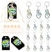 Festiblast 72Pcs Bruh Party Favors, Blue Green Bruh Thank You Tags Funny Gesture Keychain Organza Bags Kit for Boys Teenager Men Birthday Party Baby Shower Supplies