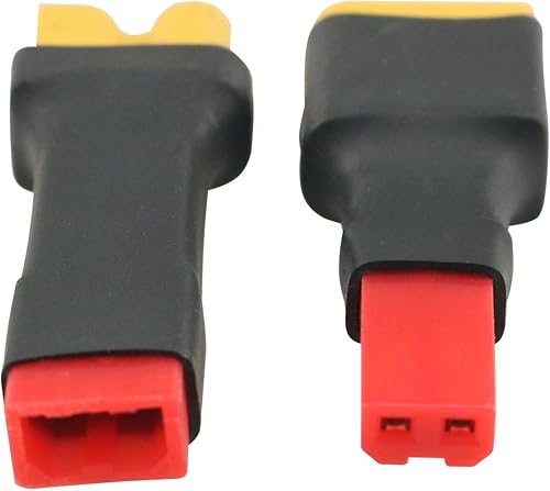 Miniatura 4 de 4 adaptadores de conector negro XT30/XT-30 macho a JST (2 x XT30 macho a JST hembra, 2 x XT30 hembra a JST macho)