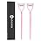 KINGMAS Eyelash Comb Separator, Eye Lash Separator Eyelash Definer Mascara Comb Applicator with Cover - Arc Designed (Pink (2Pcs))