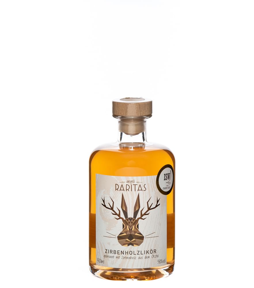 Raritas Zirbenholzlikör 0,5 Liter 38% Vol.