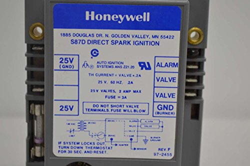 Módulo Honeywell S87D1012: solucione fallos de encendido por chispa directa 3