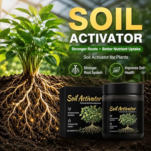 Image of Yegbong Soil Activator, Soil Pro Activator, Nauticos SoilActivator, Organic, Water-Soluble Formula for Optimal Nutrient Uptake & Root Development, Enhance Growth for Vegetables & All Plants (2pc)