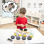 RC Kit de voiture robot pour les enfants 8-12 12-16, STEM Les kits scientifiques, STEM Projets, dons pour 8 9 10 11 12 13 14 15 16 Année Vieux Garçons Filles Adolescents, Ingénierie Cool Construction Jouets