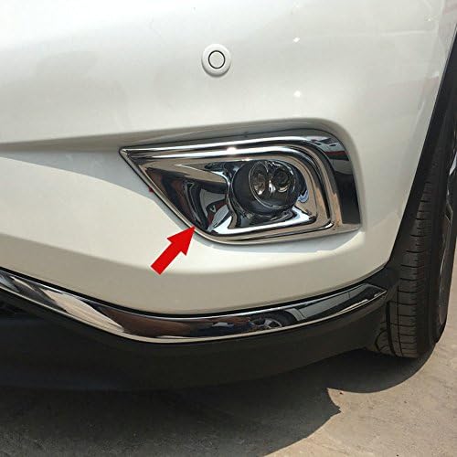 Fit For Nissan Murano 2015 2016 2017 2018 Chrome Front Fog Light Lamp Cover Trim Trims ABS