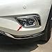 Fit for Nissan Murano 2015 2016 2017 2018 Chrome Car Front Fog Light Lamp Cover Trim Trims ABS