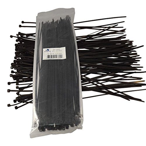 BlueDot Trading 3.6x300 Black Zip ties, 100 pack by BlueDot Trading - Used condition - US$5.22