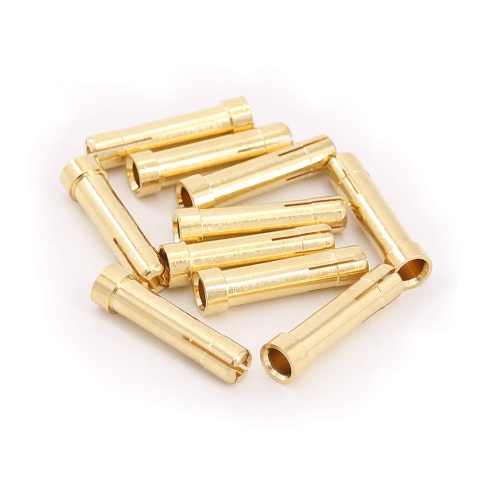 10 pièces 5 mm à 4 mm Profil Bas Balle Conn ecteurs Adaptateur Bouchons réducteur(B123-10)