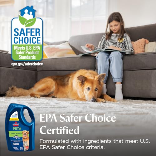 Image of Bissell Pet & Stain Odor Full Size Deep Cleaner Machine Solution, 1 Gallon, 99K5Y