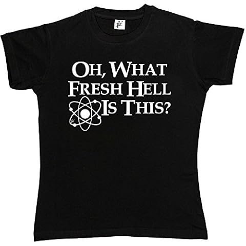 Fancy A Snuggle Oh What Fresh Hell is This? Womens Boyfriend Fit T-Shirt Black XX-Large Cover