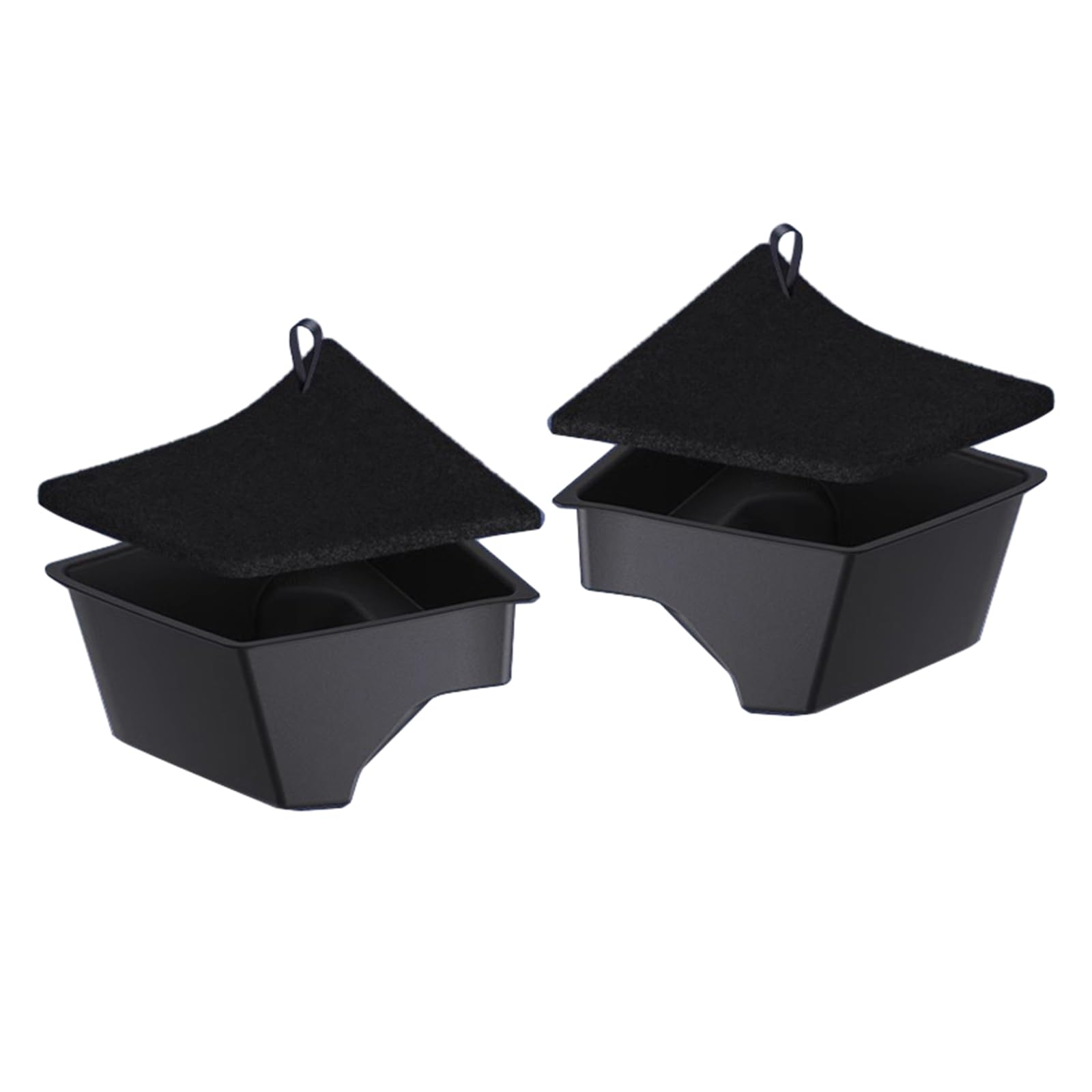 GAFAT Nuevo Tesla Model 3 Highland 2024 2025 Organizador de Maletero, TPE Resistente al Agua, Caja de Almacenamiento para Lado del Maletero, con Tapa Flocada, Tesla Model 3 Accesorios [2 Unidades]