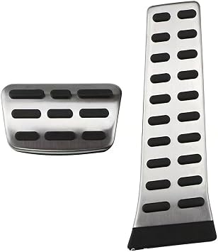 Pedal Pad Cover, Compatible with Hyundai Sonata Santa Fe Tucson IX35 I40 Elantra, Compatible with Kia Sorento Sportage Optima K3 K4 K5 2010-2015