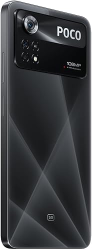 Poco X4 Pro 5G 128GB 6GB desbloqueado de fábrica (solo GSM | Sin CDMA - no compatible con Verizon/Sprint) Versión global - Negro láser