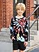 Haloumoning Boys Tie Dye Shirts Kids Long Sleeve Crewneck Shirt Casual Hippies Tees Tops 5-14 Years Black