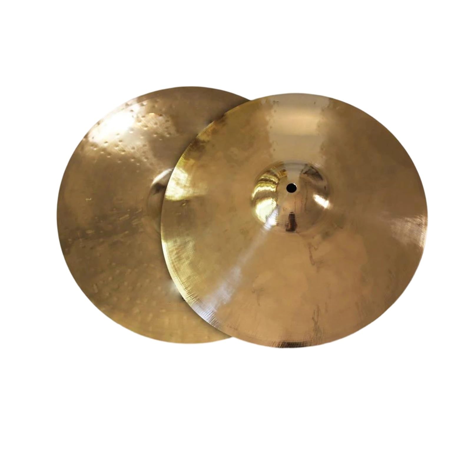 Profesjonalna Talerz Profesjonalny Talerz Hi Hats 12-16 Cali Dwuczęściowy Jasny Brąz Ręcznie Robiony Na Bęben(16 inch)