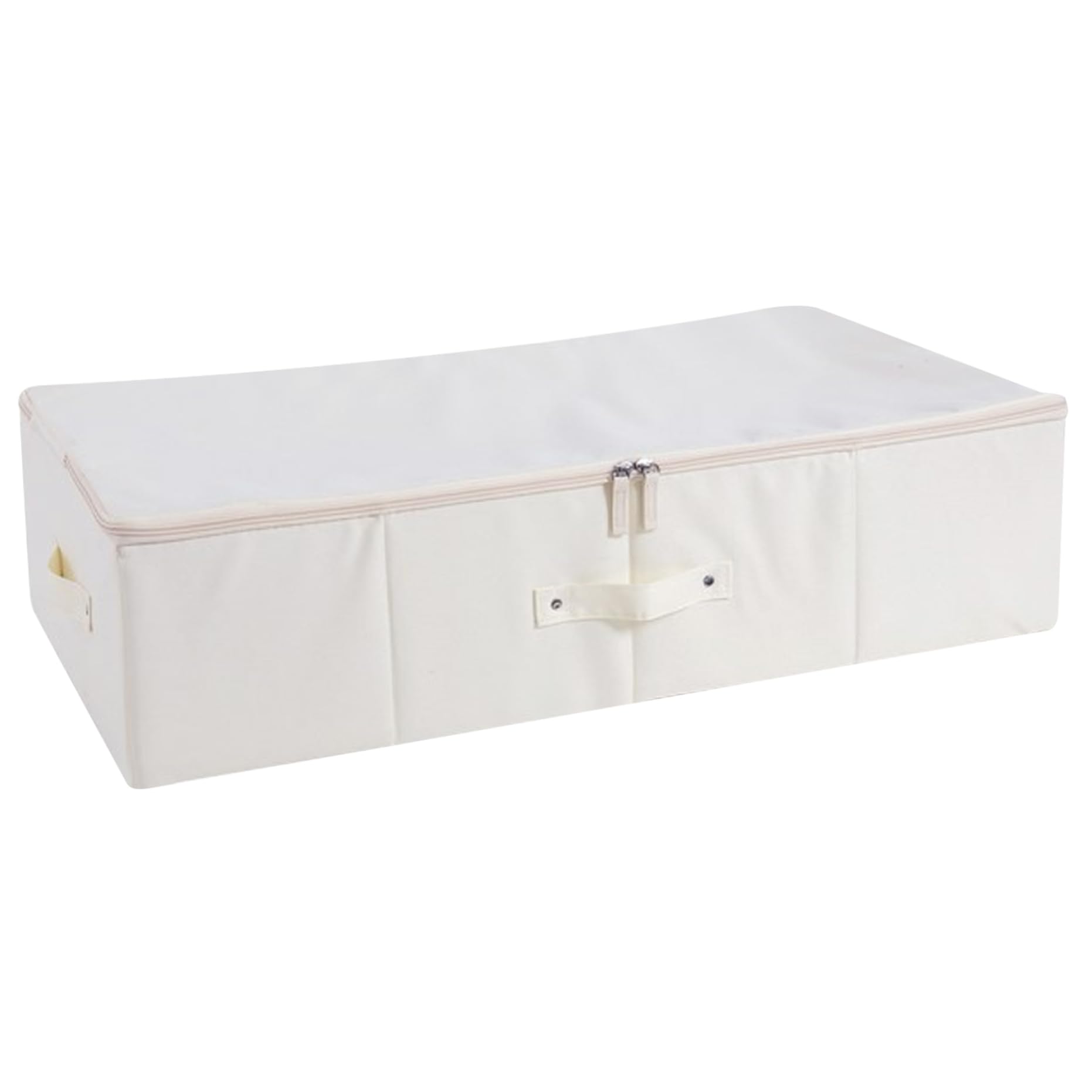 PithCogent Under the Bed Storage Bins|Under Bed Storage with Lid 28x16x7inch Containers with Handle & Zipper Oxford Cloth the Bins for Wedding Dress, Clothes, Blanket, Toys