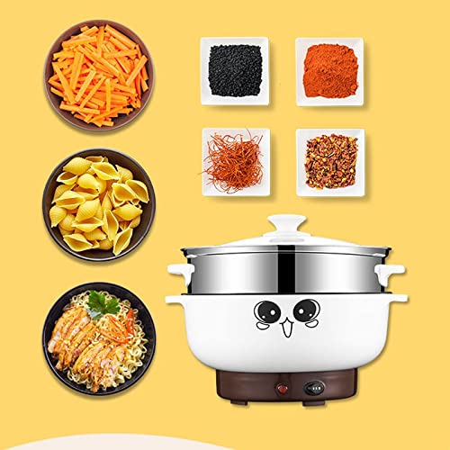 Wenka panela multifuncional portátil para estudante, panela elétrica de arroz antiaderente com tampa