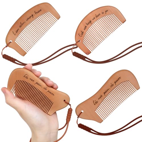 Image of Ziliny 3 Pcs Birth Combs for Women, Wooden Labor Comb for Pregnant Women, Birthing Comb for Labor Pain Relief Pregnancy Essentials for New Mom Gifts