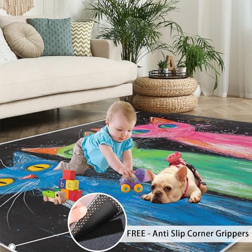 Tapete decorativo KOMEJIE 4'x6' para interiores miniatura 4