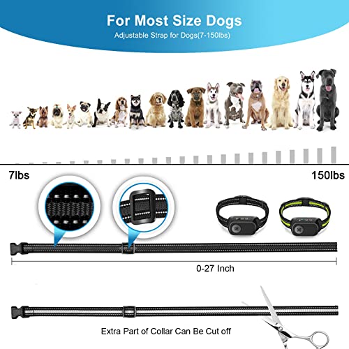 image for CZCCWD Rechargeable Dog Bark Collar with Beep Vibration and Shock,Anti