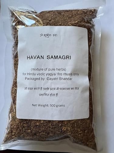 Havan Samagri Fresh and Aromatic, Hawan Yagya Yagna, Pack of 500 Grams