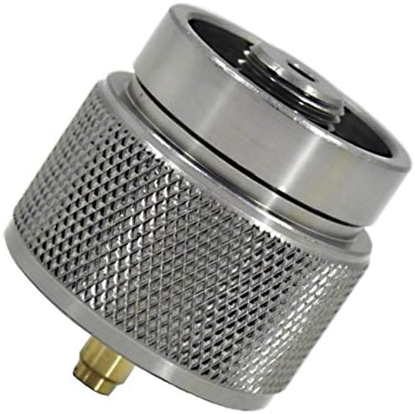 Butane To Propane Adapter Camping Stove Adapter Outdoor Hiking Stove Connector for Isobutane Fuel Canister To Screw Gas Cartridge