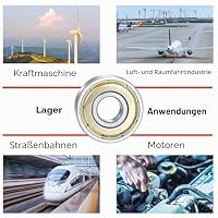 Skateboard-Kugellager, 608ZZ, doppelt geschirmte Kugellager, kleine Kugellager, Ersatzteile für Longboard-Rollschuhe (Silber), 20 Stück – Ansicht 7