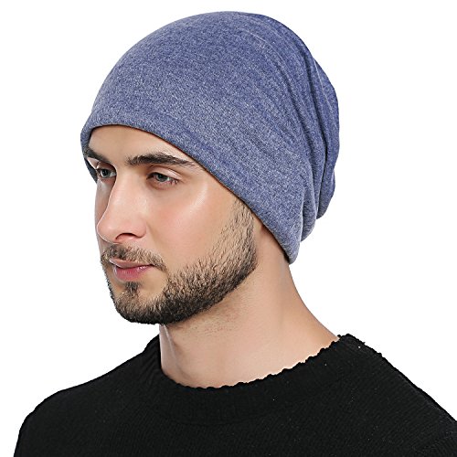 Preisvergleich Produktbild DonDon Atmungsaktive Mütze Beanie mit super Soften Innenfutter Feinstrick blau