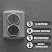 BELL PCP47550GY Weatherproof Nonmetallic Closure Plug Assortment 1/2 in and Two 3/4 in, 4-Pack, Gray