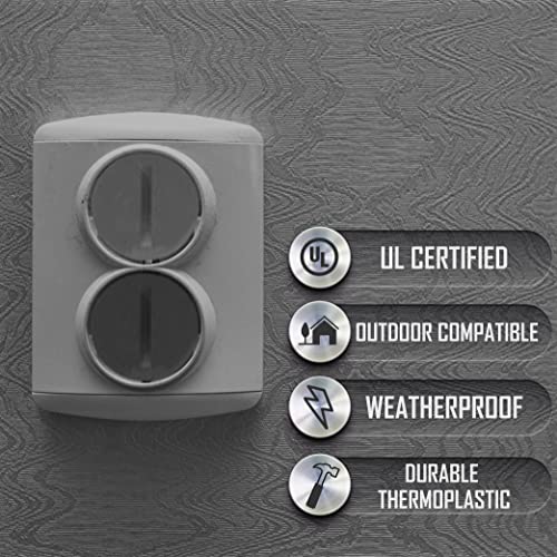 Image of BELL PCP47550GY Weatherproof Nonmetallic Closure Plug Assortment 1 /2 in and Two 3 /4 in, 4-Pack, Gray
