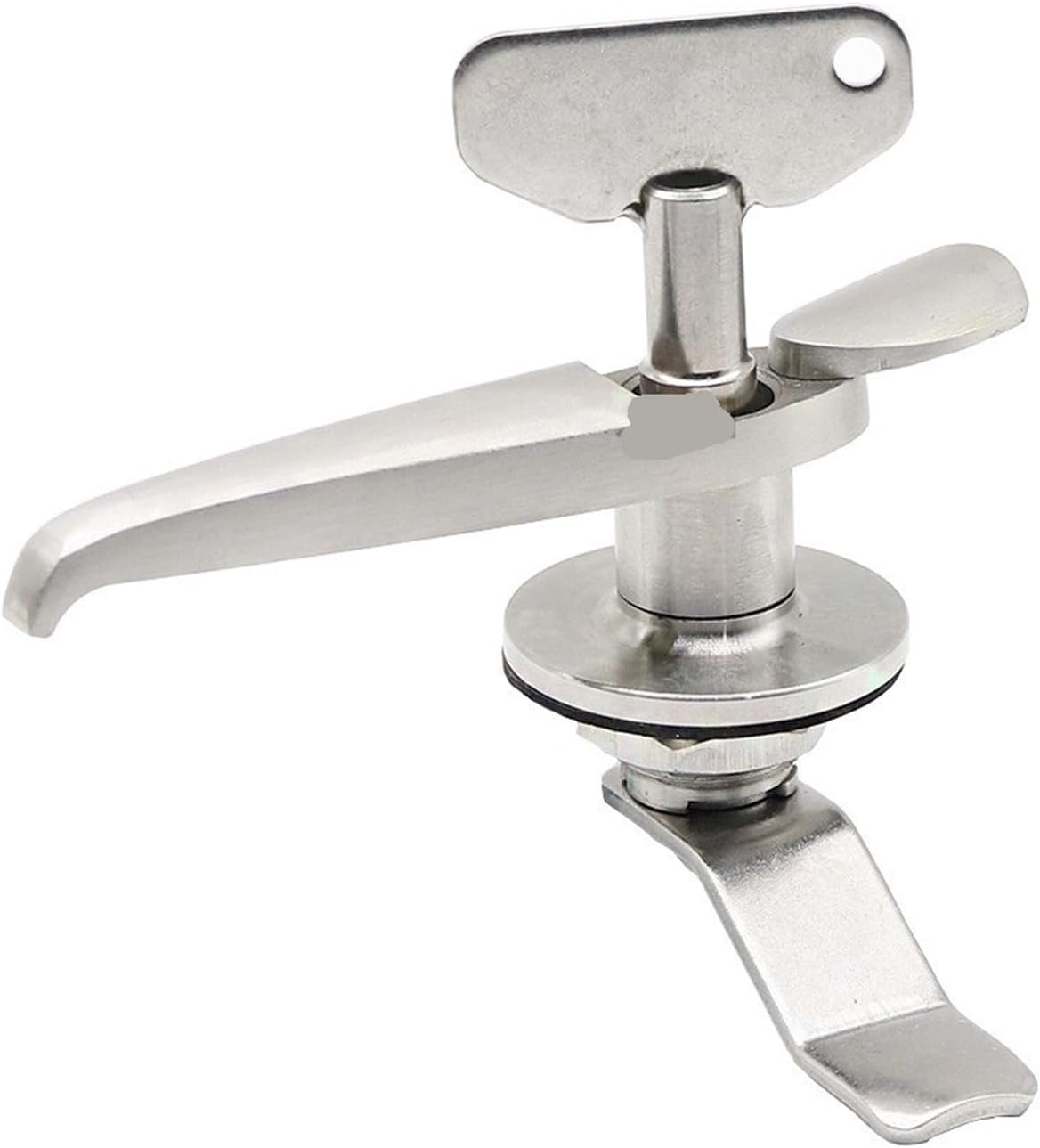 1set MS308-3 Distribution Cabinet Lock 304 Stainless Steel 4 Angle Lock Core 22mm Handle Lock