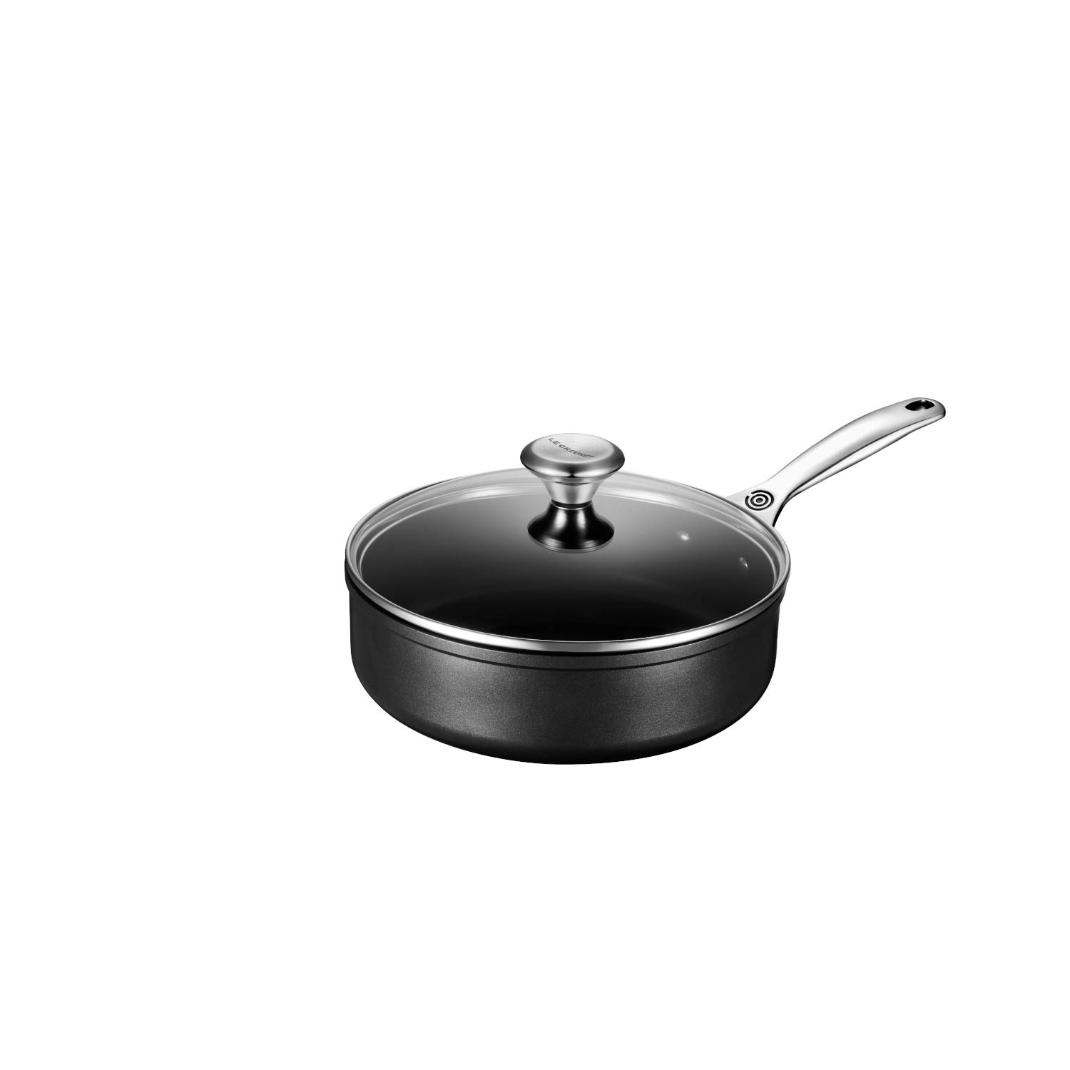 Le Creuset Toughened Nonstick PRO Saute Pan With Glass Lid, 3.5 qt.