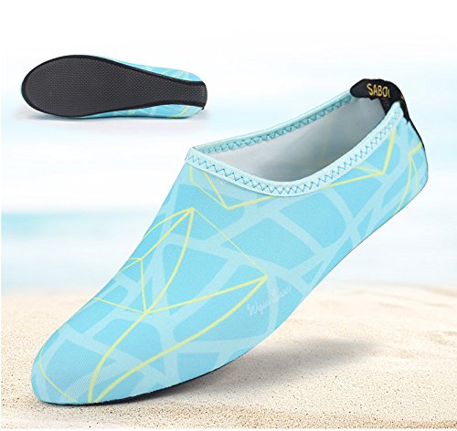 Epicgadget(TM) Quick-Dry Water Shoes, Barefoot Flexible Water Skin Shoes Aqua Socks for Beach, Swim, Diving, Snorkeling, Running, Surfing and Yoga Exercise
