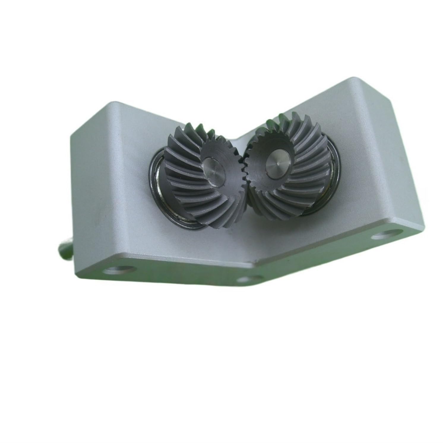 Mechanical Steering 1:1 Transmission Spiral Bevel Gear Gearbox 90 Degree Right Angle Reverse Steering Gearbox 6mm 8mm 10mm Shaft Commutator Direction Transmission(8mm)