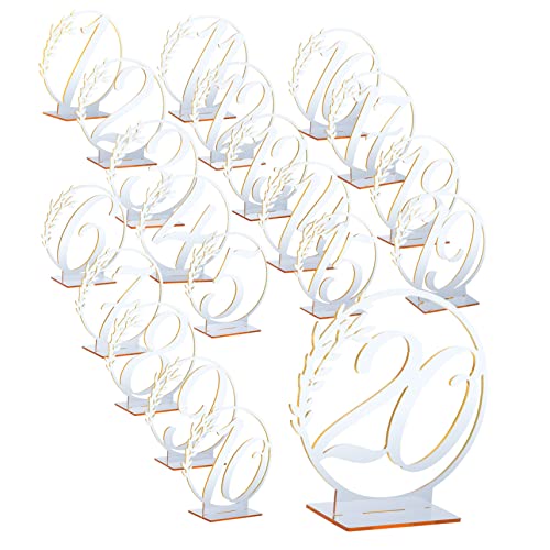 Numéros de Table Mariage Acrylique de Haute Qualité pour Cérémonie Élégante