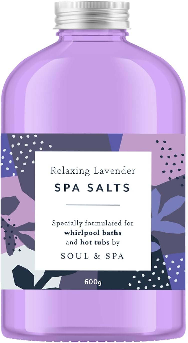 Lavender Spa Salts for Hot Tub and Jetted Bath 600gr Scented