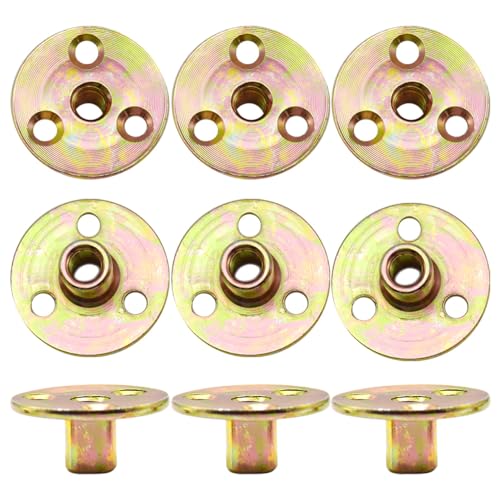 Ceeysee 10 Stück M8 Flanschmuttern DE-WJ-FLZ-LM