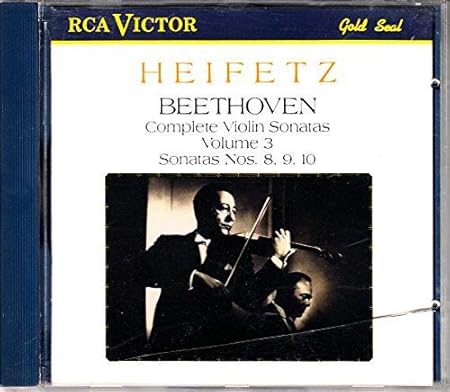 Heifetz Beethoven Complete Violin Sonatas Vol 3 Sonatas # 8,9,10