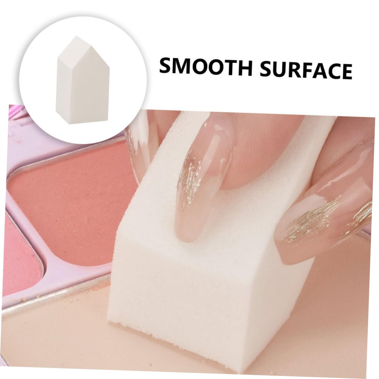 Didiseaon 400 Pz Strumenti per il trucco usa e getta puffs di maquillaggio sintetici kit del make up usa e getta soffio in faccia sbuffi di fondotinta lattice sintetico bianca