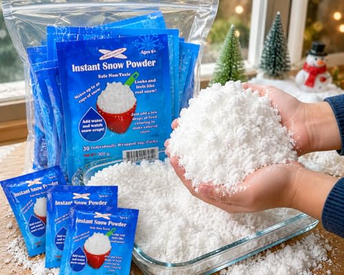 Science Gone Fun Instant Snow Powder - 30 Pack -