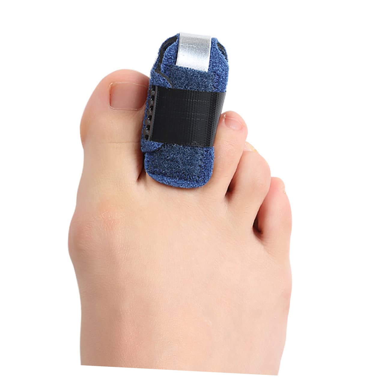 Gatuida 2pcs Toe Splint Fixing Band Toe Separator Wrap Fractured Strap Accessory for Straightener