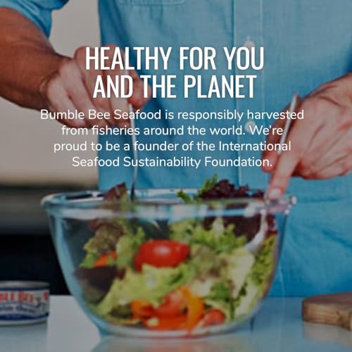 Bumble Bee Chunk Light Tuna In Water, 43 oz Bulk Food Service Pouch - Wild Caught Skipjack Tuna Packet - 21g Protein per Serving - MSC Sustainable Seafood, Non-GMO, Gluten Free, Kosher image 3