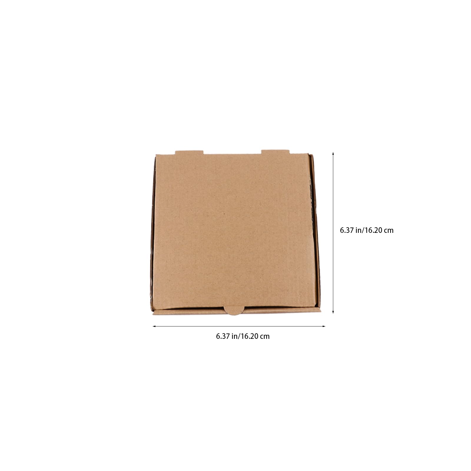 Cabilock 25 mini scatole per pizza in cartone bianco