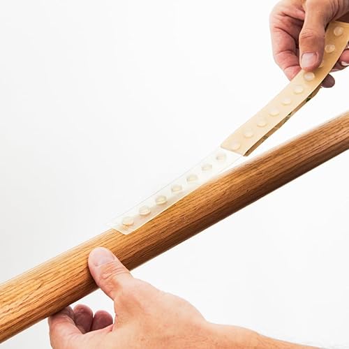 Roomedys Cinta espaciadora para perchas, sistema de división de ropa y ropa, accesorio de barra de armario para organización de ropa, transparente,