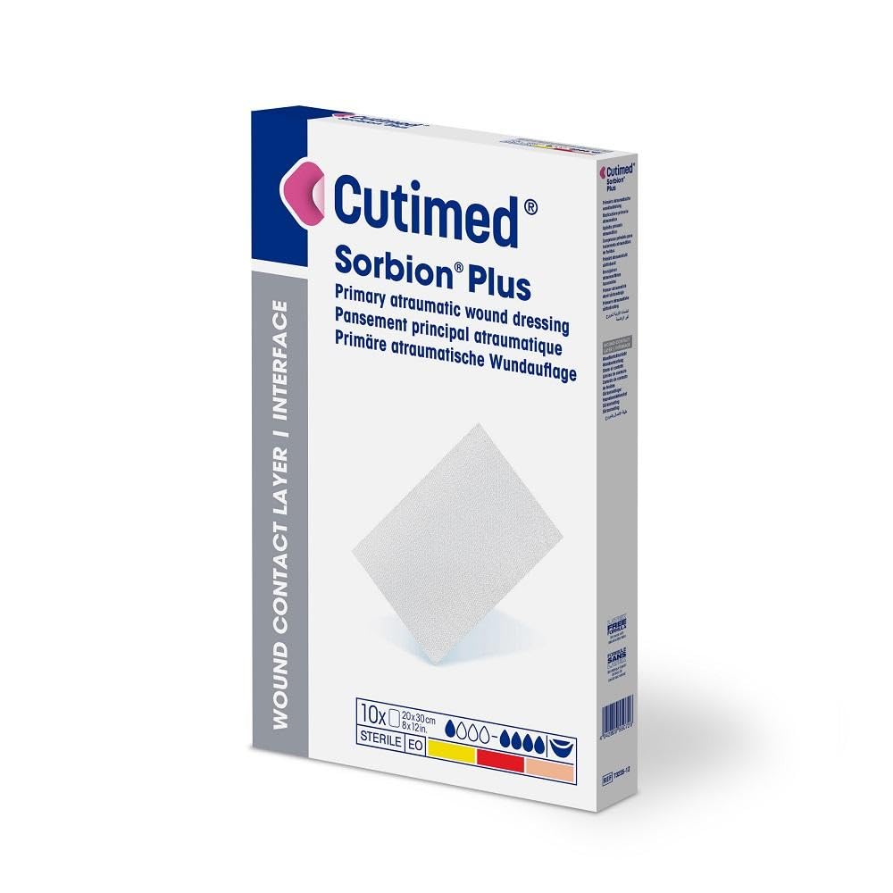 SORBION Cutimed Plus Wundauflage 7,5x7,5 cm 10 St