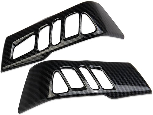 Miniatura 4 de Korlot - Cubierta de volante interior de fibra de carbono para Nissan Frontier 2022-2025 para Titan 2020-2024