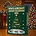 Wwii Aircraft Advent Calendars 2025, Christmas Countdown Calendar with 24 Days Mini Warbirds Ornaments, Miniature Aircraft Christmas Tree Decorations Xmas Holiday Gifts Party Favors