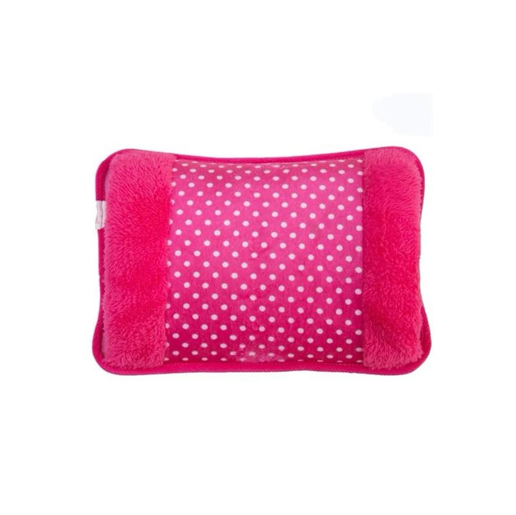 Bolsa de Agua Caliente Eléctrica Recargable y Portable eficaz para Aliviar Dolores musculares y Cama Caliente recargable en 15 minutos (Rosa)